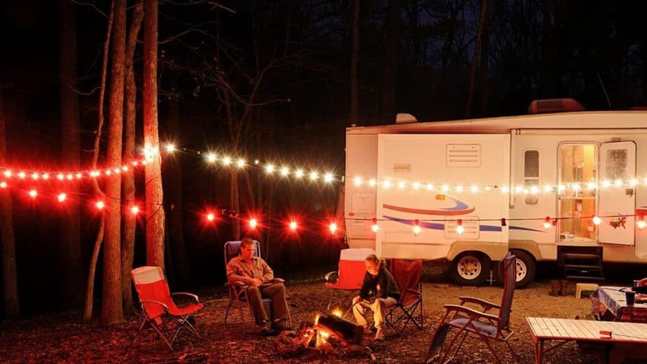Hang rope lights by your campsite when you're sleeping on the ground to keep snakes away