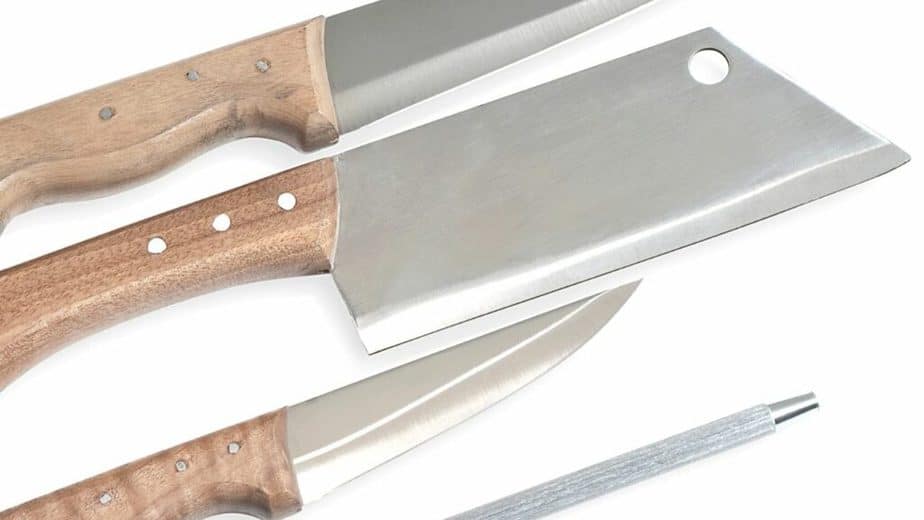 A knife with a hole in its blade allows for easier storage as you can hang it anywhere