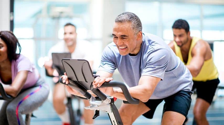Biking allows you to burn 500 calories in an hour as compared with other workout types