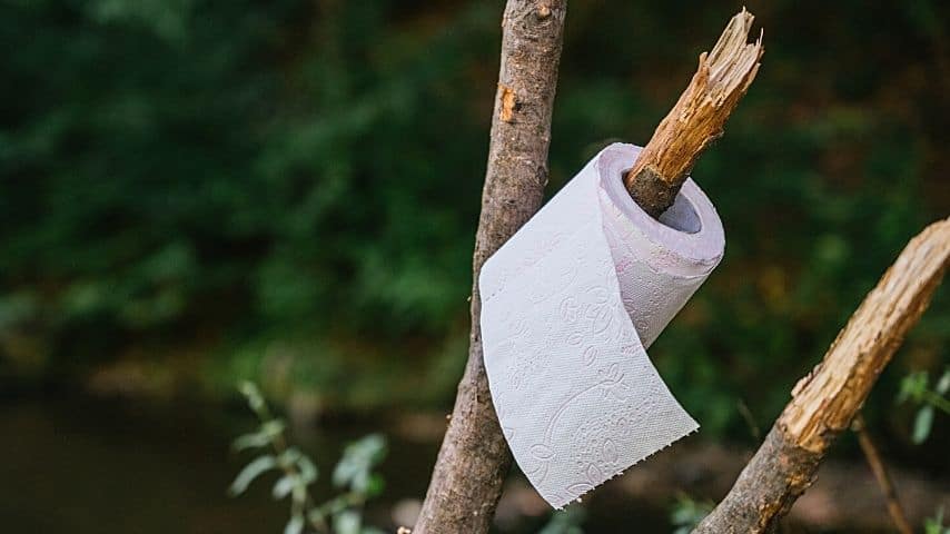 Carry lots of toilet paper with you when you have to pee at night while camping