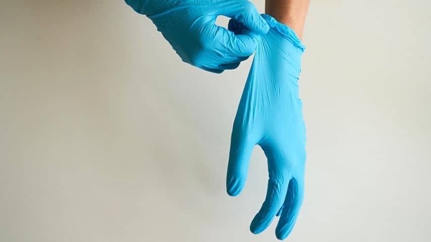 Wear gloves when you're field dressing a deer for you to be protected from possible dangerous infections like Lyme Disease