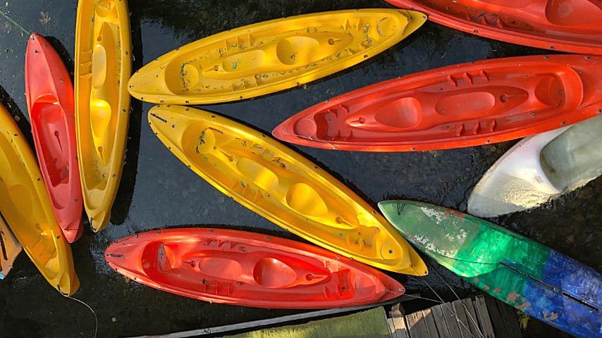 Collisions can cause canoes to tip over, especially when it gets physically damaged