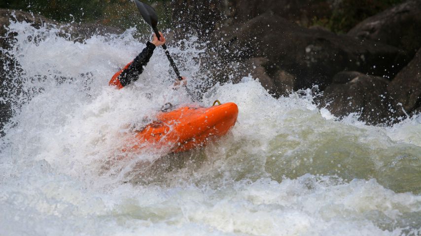 During kayaking, your heart rate rapidly increases as your heart pumps blood at a faster rate to meet the increased metabolic needs