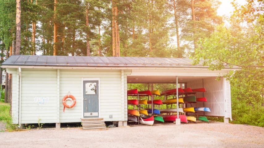 Kayak require proper storage, which is adequately sheltered, and, more importantly, away from sunlight and moisture